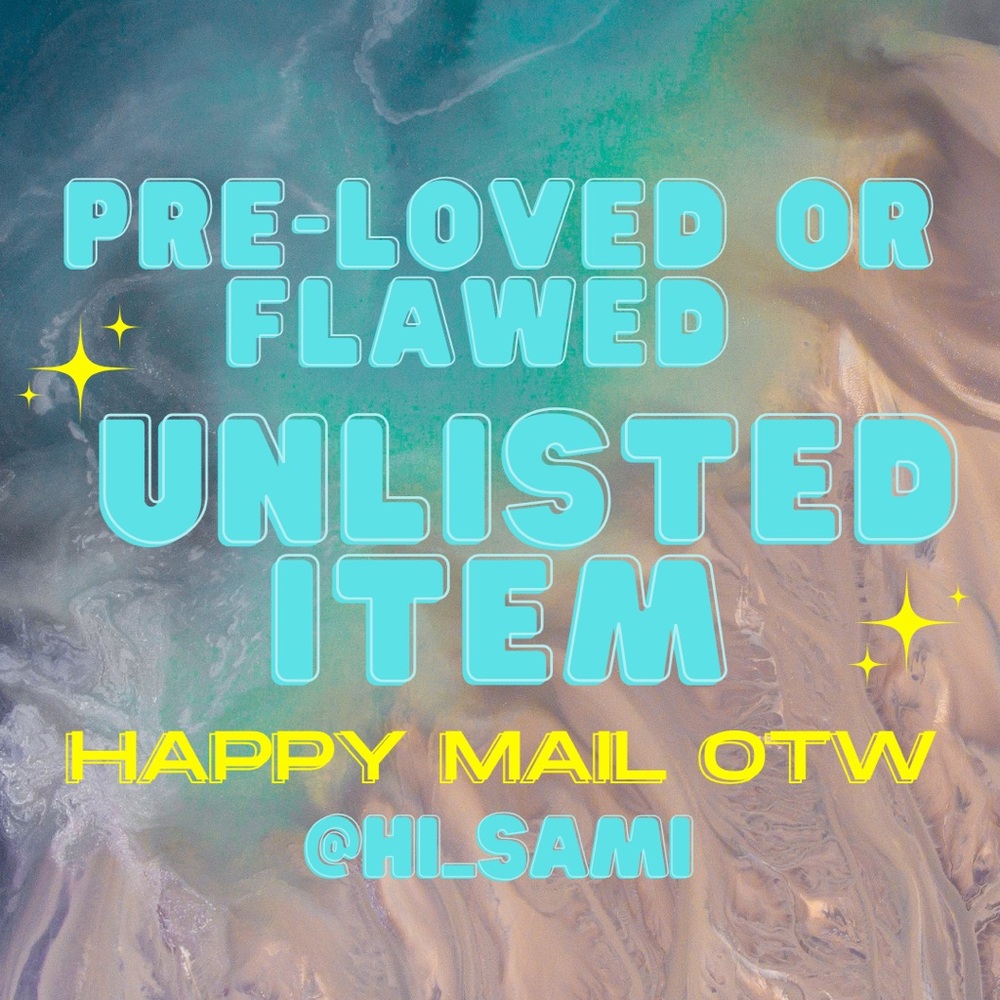 Pre-Loved/Flawed Unlisted Item